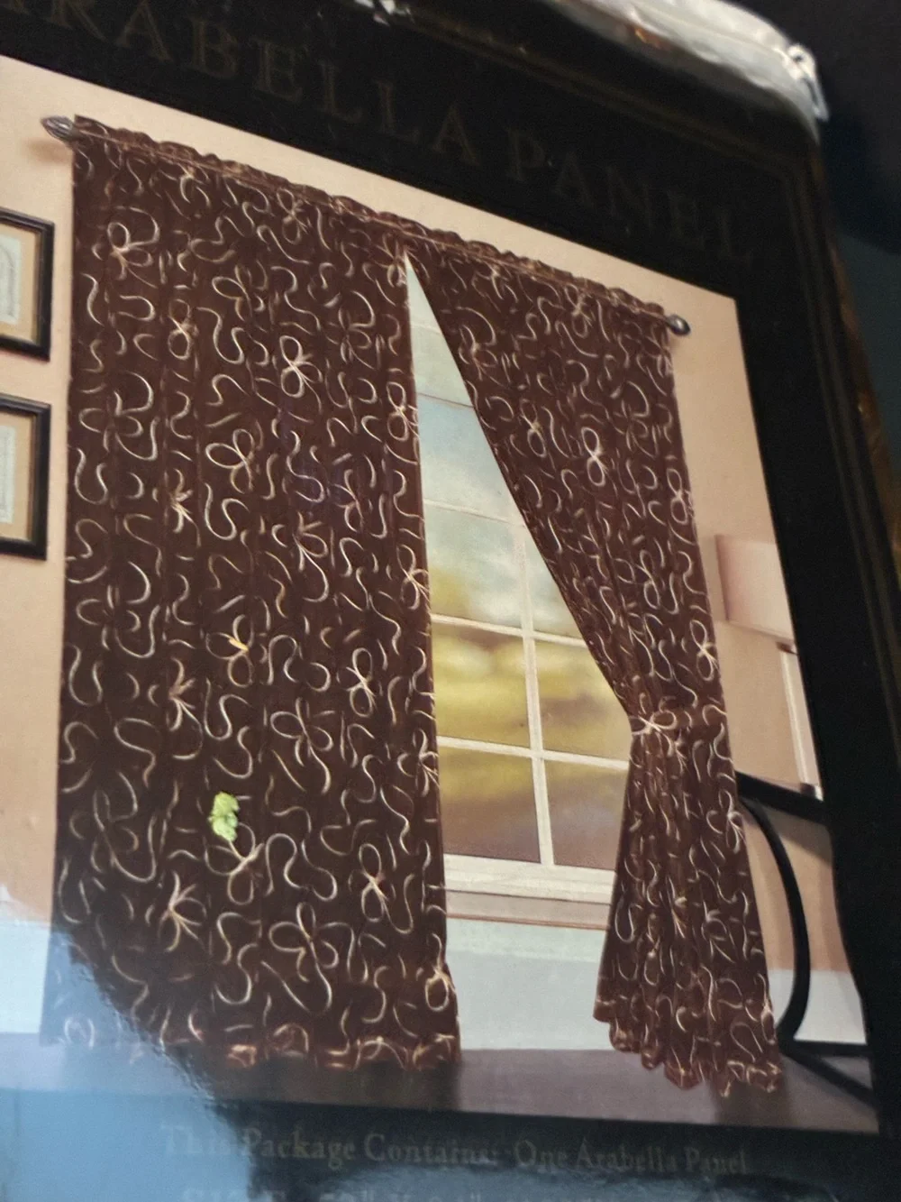 Chocolate Brown Arabella panel